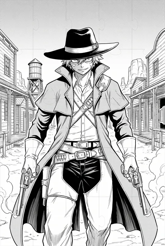Hiro Mashima Style Edens Zero Manga Art