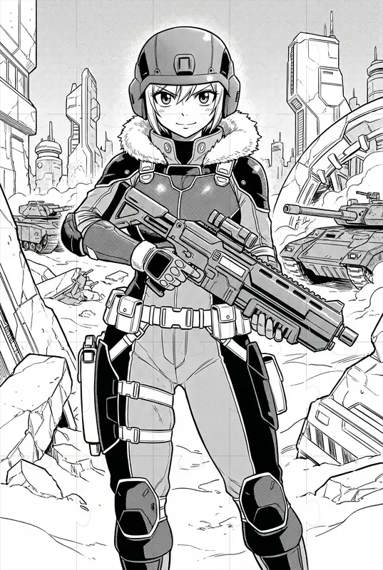 Hiro Mashima Style Edens Zero Manga Art