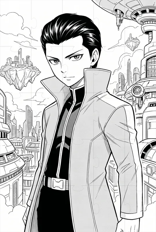 Hiro Mashima Style Edens Zero Manga Art