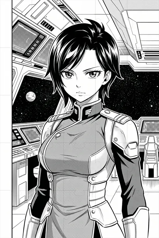Hiro Mashima Style Edens Zero Manga Art