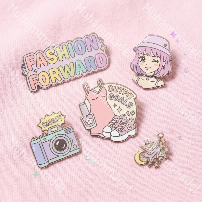 Y2k Enamel Pin Collection Generator