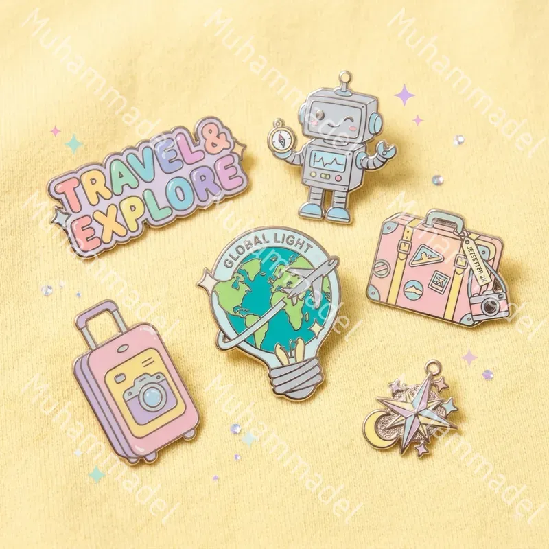 Y2k Enamel Pin Collection Generator