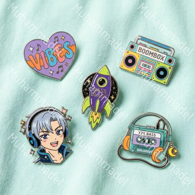 Y2k Enamel Pin Collection Generator
