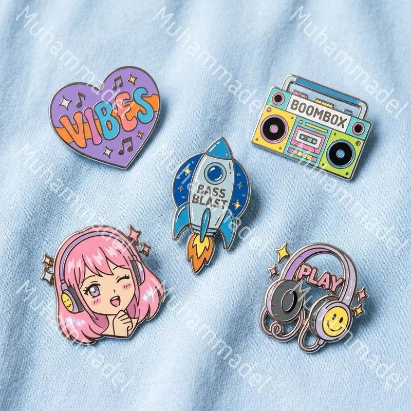 Y2k Enamel Pin Collection Generator