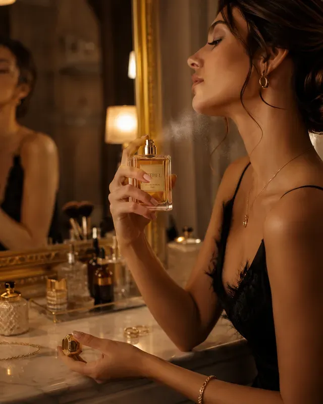 Luxury Perfume Ad Photography