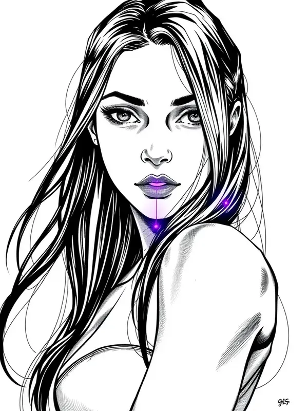 Inked Graphic Novel Chiaroscuros