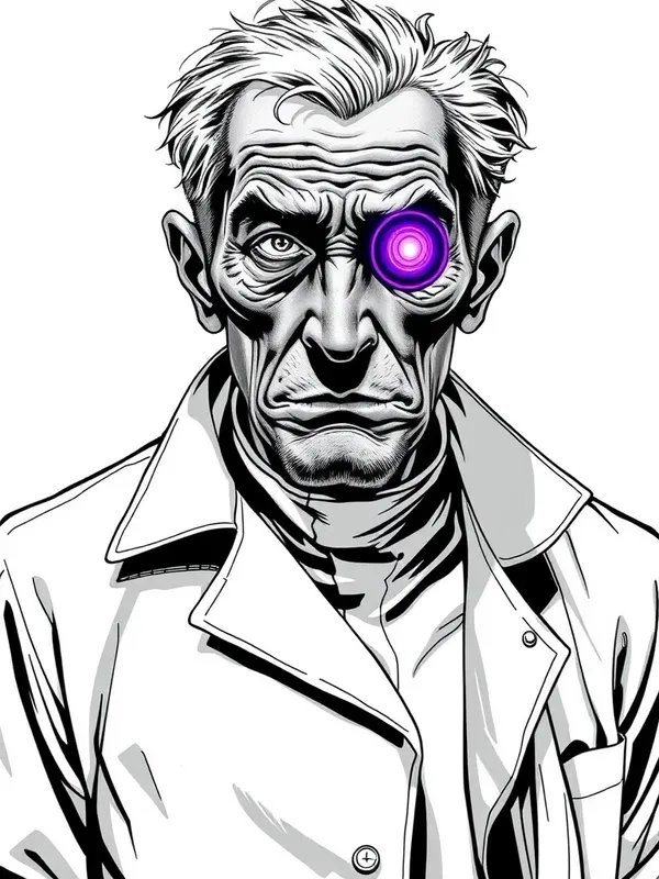 Inked Graphic Novel Chiaroscuros