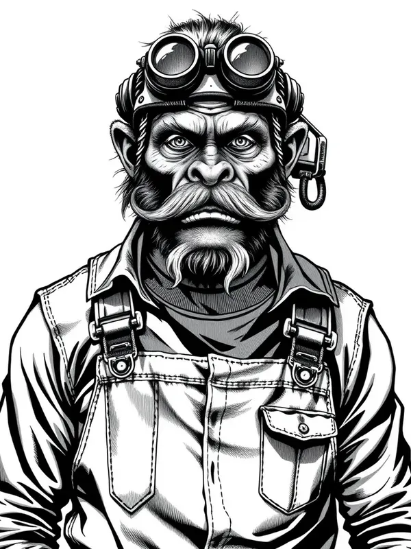 Inked Graphic Novel Chiaroscuros