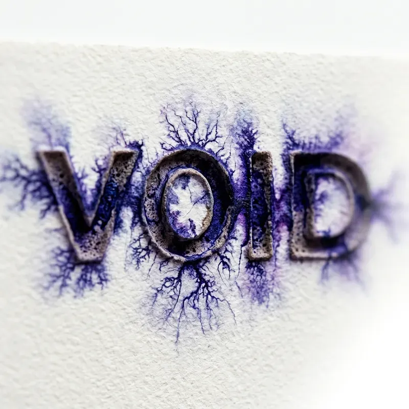 Spectral Ink Typographic Art Posters