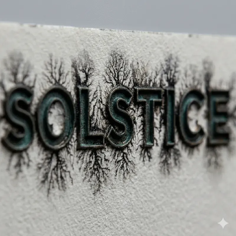 Spectral Ink Typographic Art Posters