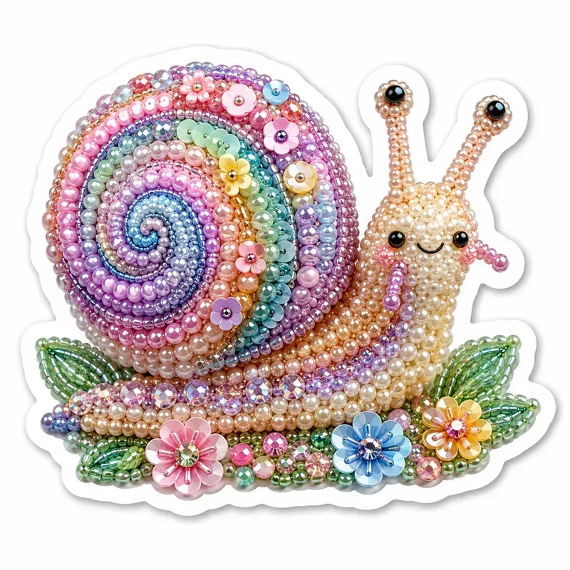 3D Beaded Garden Sticker Generator