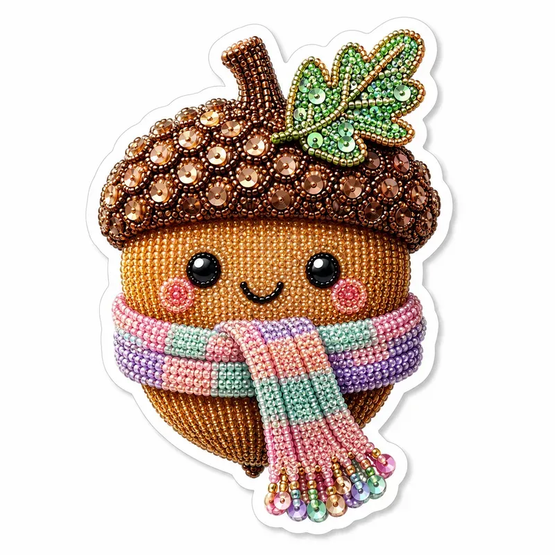 3D Beaded Garden Sticker Generator