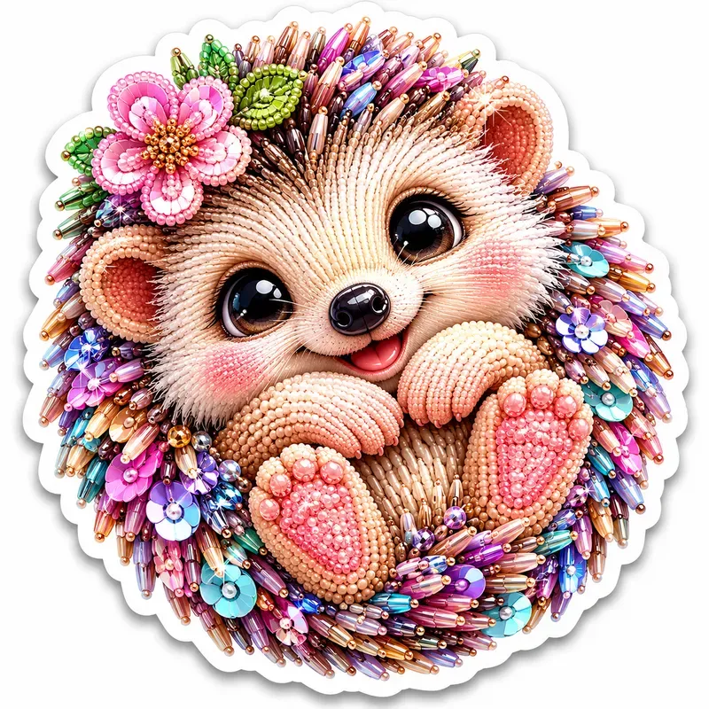 3D Beaded Garden Sticker Generator