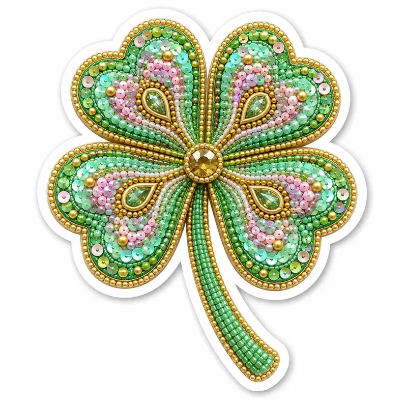 3D Beaded Garden Sticker Generator