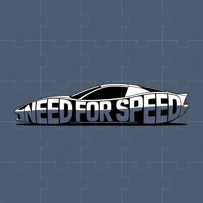 3D Typography Object Shapes Art