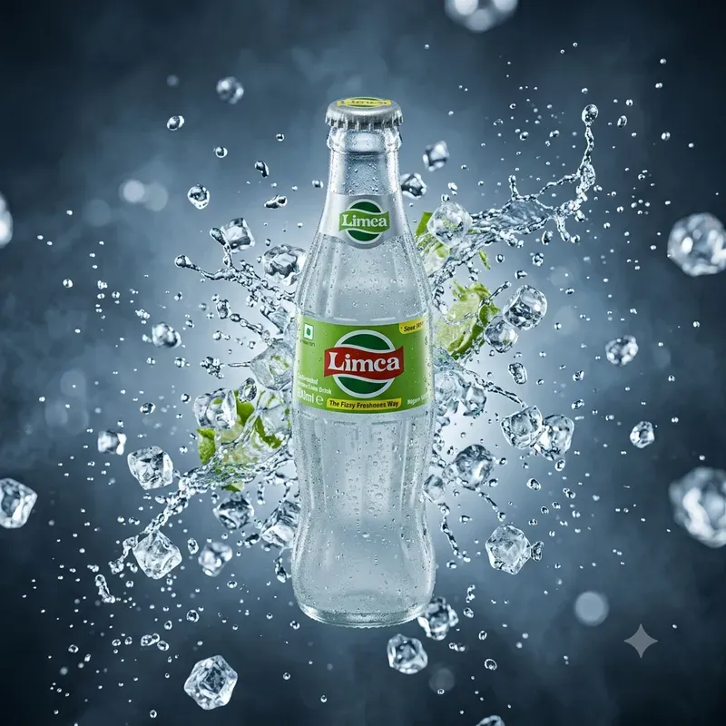 Ultrarealistic Floating Cold Drink Bottles