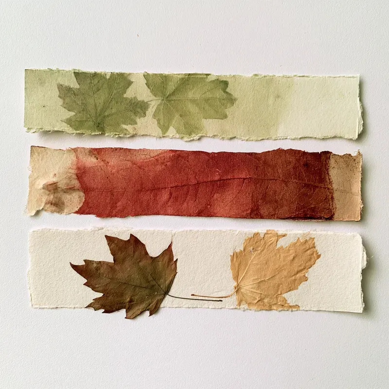 Vintage Digital Washi Tape Strips