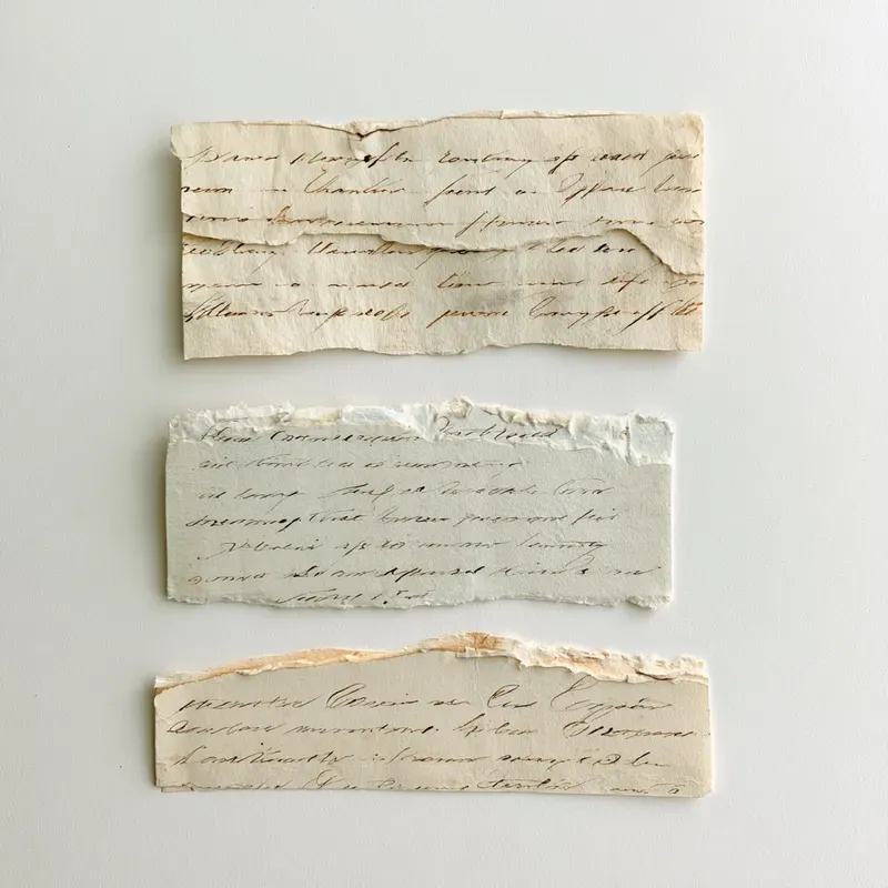 Vintage Digital Washi Tape Strips