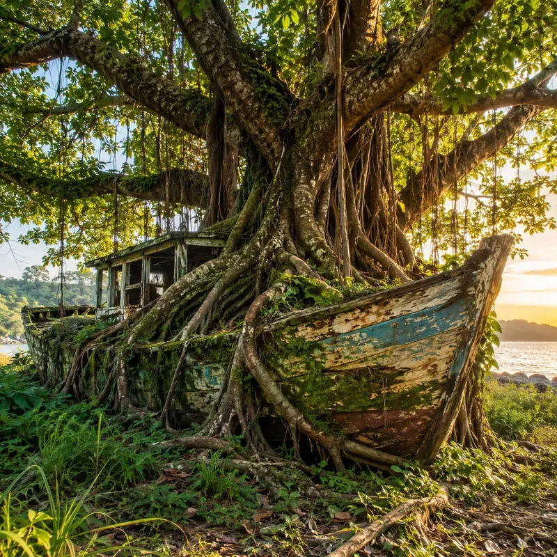 Nature Reclaims The Forgotten