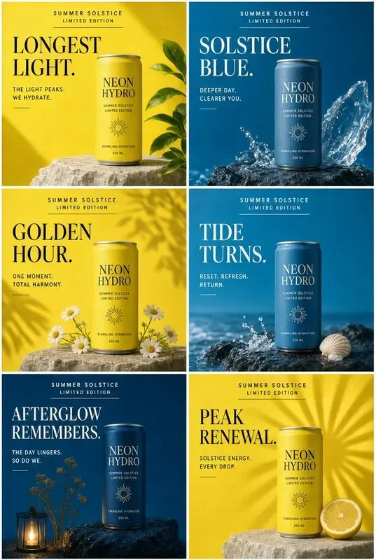Luxury Seasonal Product Campaign Boards