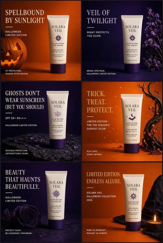Luxury Seasonal Product Campaign Boards