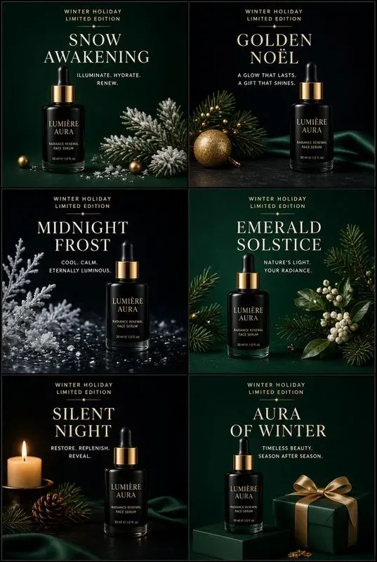 Luxury Seasonal Product Campaign Boards