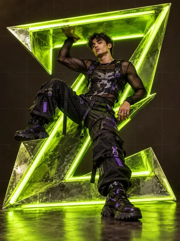 3d Glowing Neon Letters In Modern Fashion