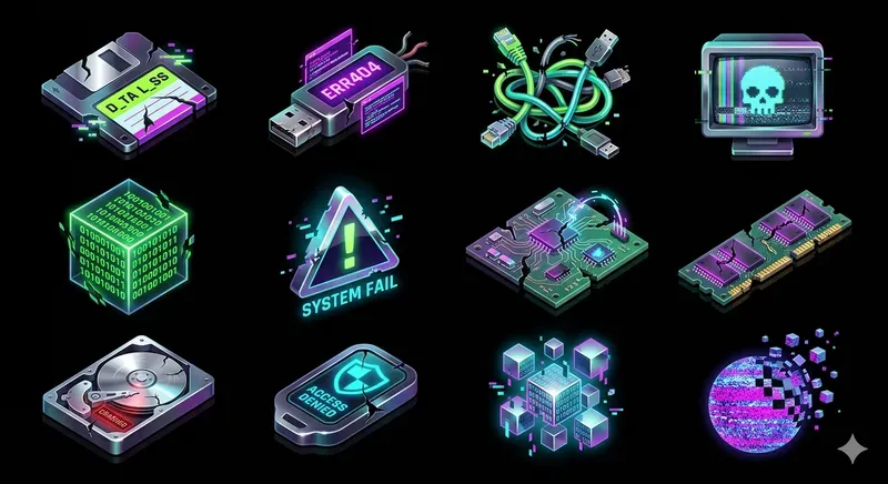 3D Grid Vaporwave Icon Studios