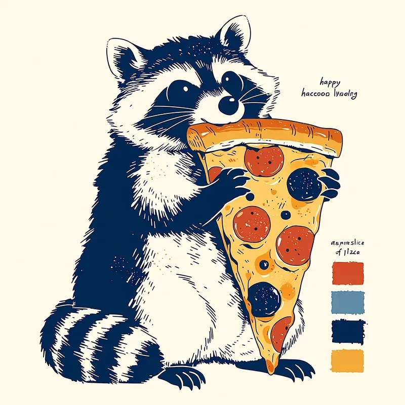 Retro Doodle Mascot Tshirt Designs