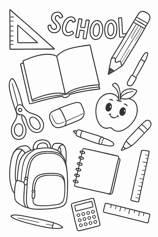 Back To School Coloring Pages