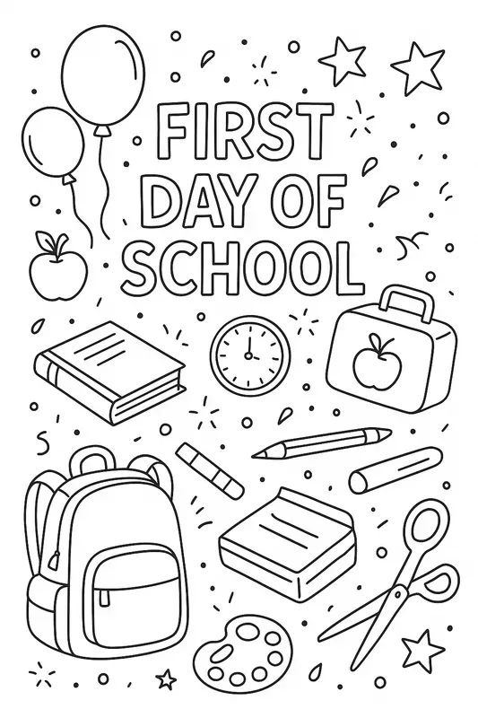 Back To School Coloring Pages