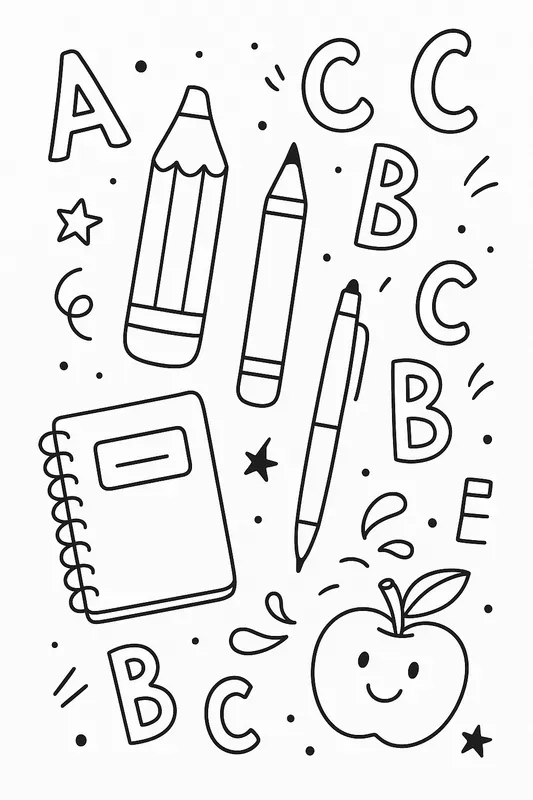 Back To School Coloring Pages