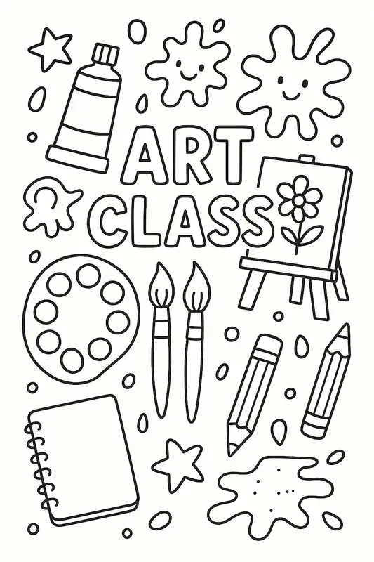 Back To School Coloring Pages