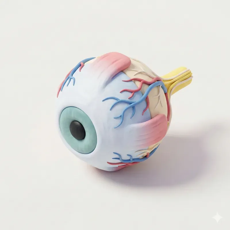3D Claymorphism Human Anatomy And Organs