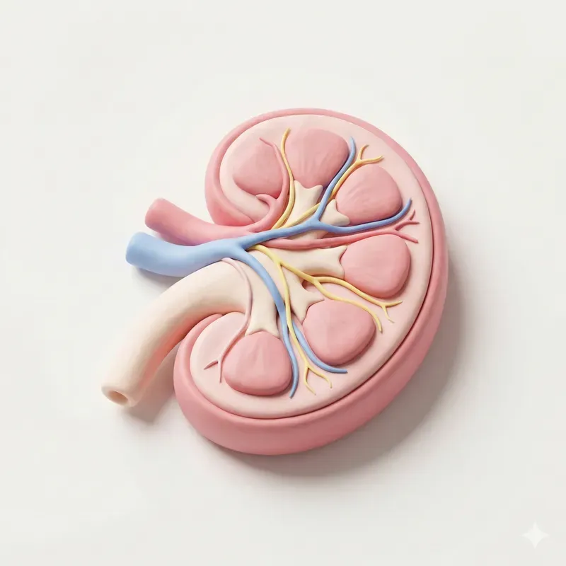 3D Claymorphism Human Anatomy And Organs