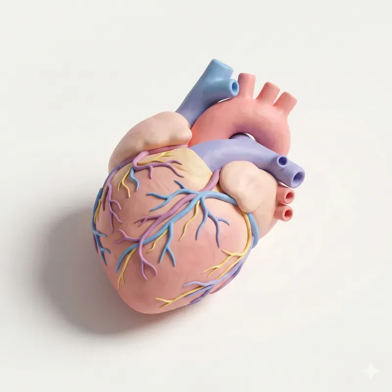 3D Claymorphism Human Anatomy And Organs