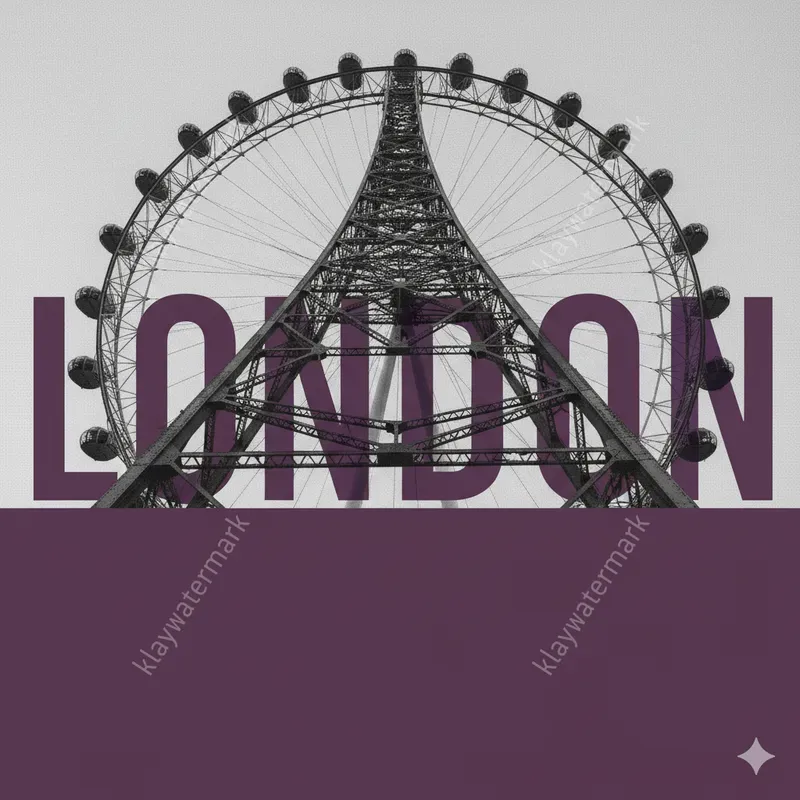 Landmark Travel Posters Bold Typographs