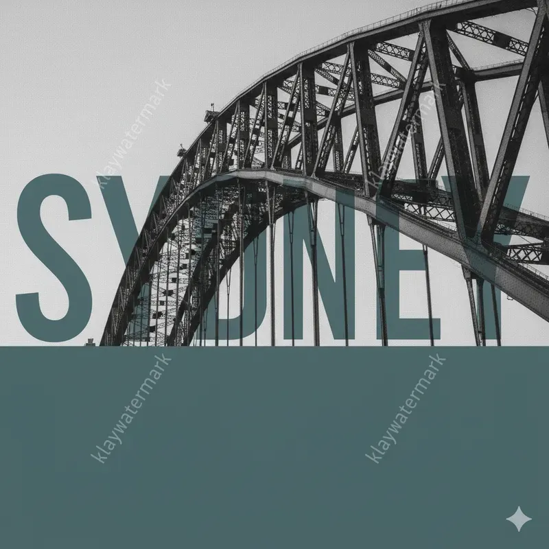 Landmark Travel Posters Bold Typographs