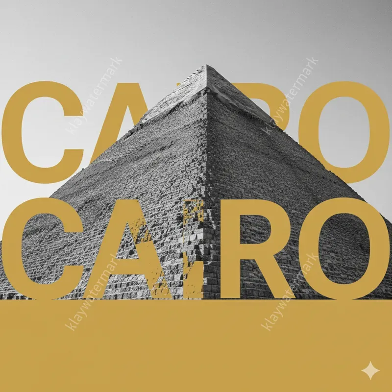 Landmark Travel Posters Bold Typographs