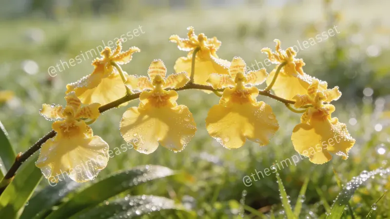 8K Cinematic Macro Orchid Images