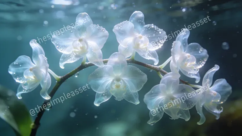 8K Cinematic Macro Orchid Images