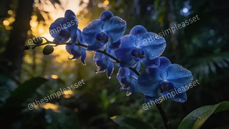 8K Cinematic Macro Orchid Images