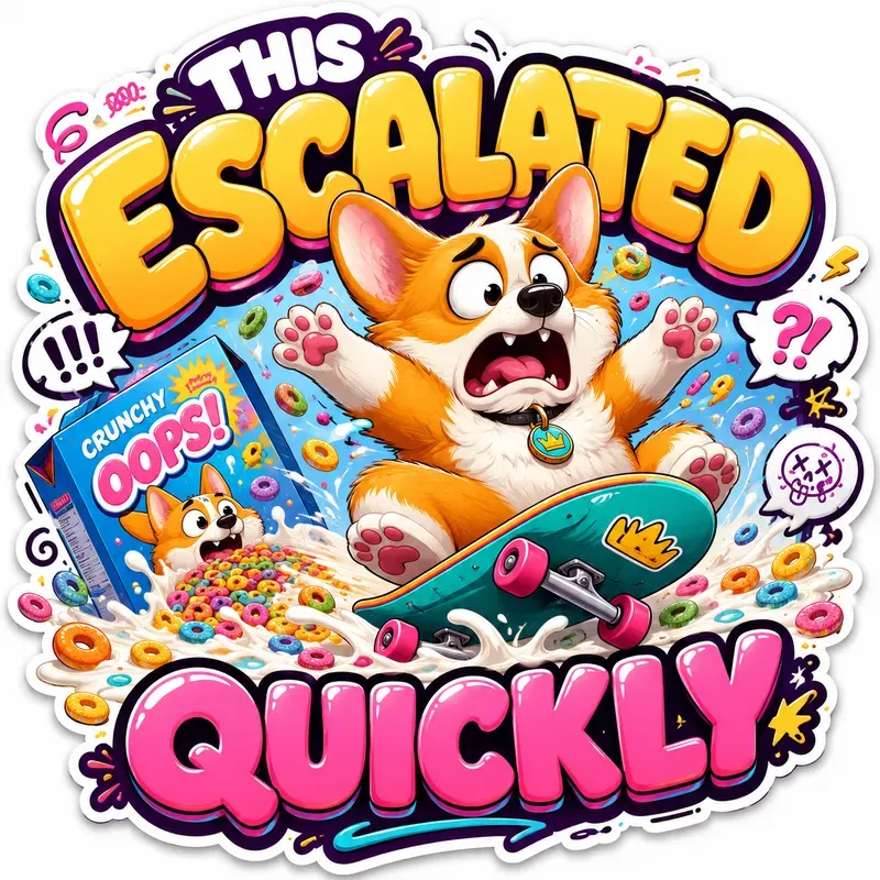 Hyper Cute Disaster Stickers