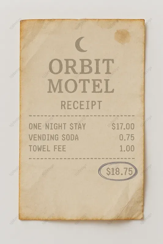 Retro Thermal Receipt Style