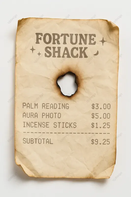 Retro Thermal Receipt Style