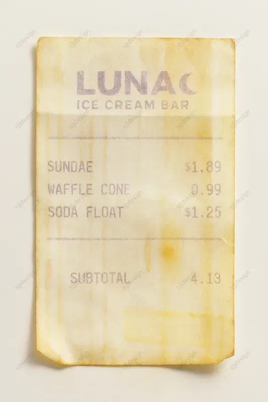 Retro Thermal Receipt Style