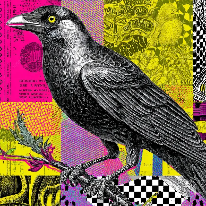 Psychedelic Punk Collage Aesthetics