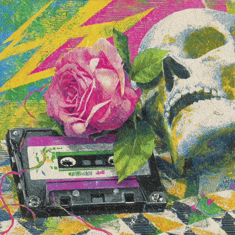 Psychedelic Punk Collage Aesthetics