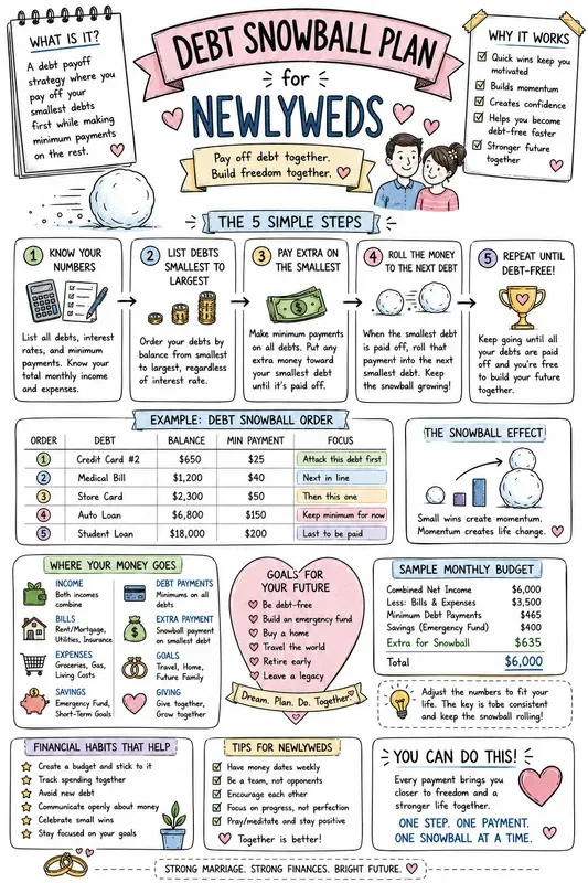 Handdrawn Budget Planner Infographics