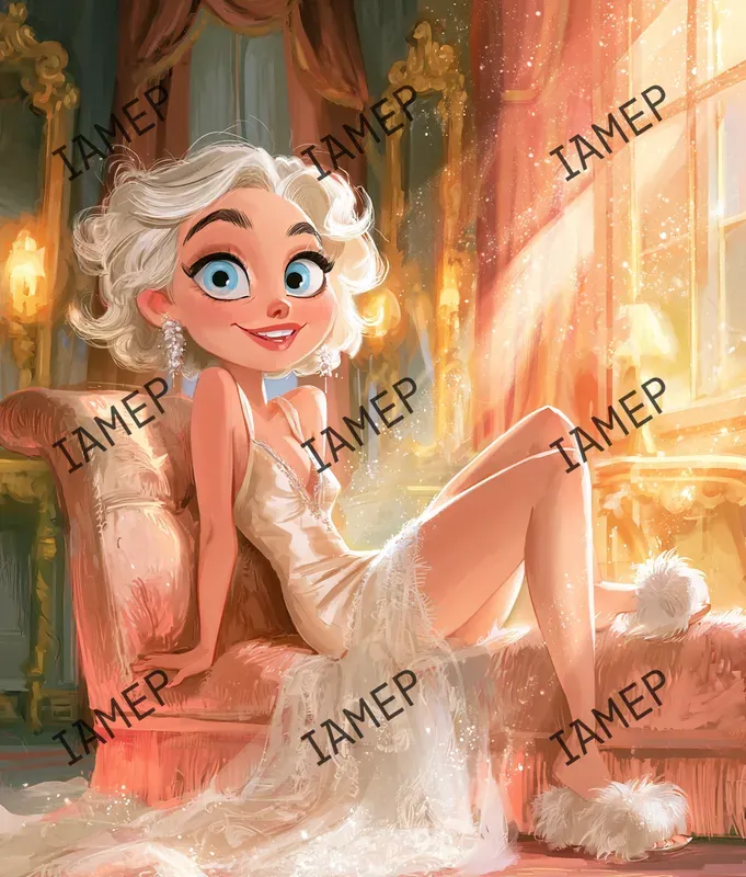 Glamorous Vintage Pinup Cartoons